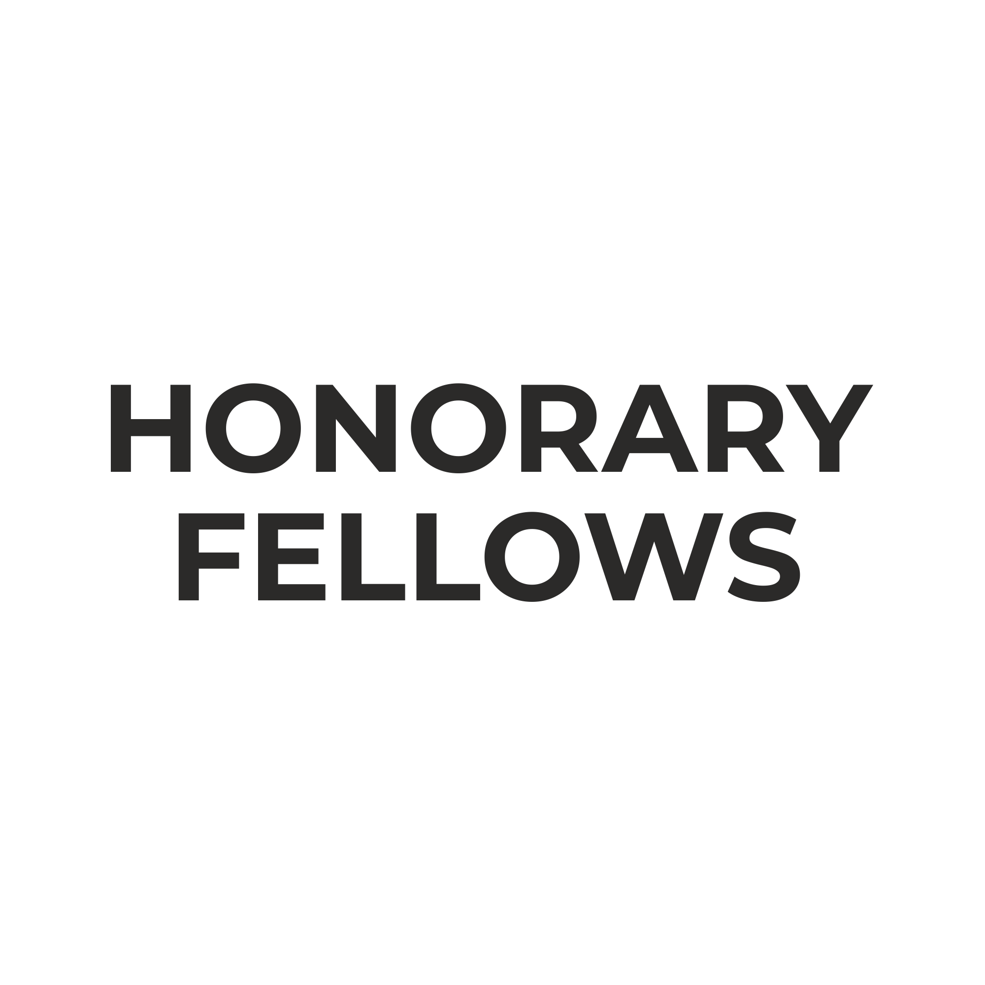 HONRARY FELLOWS